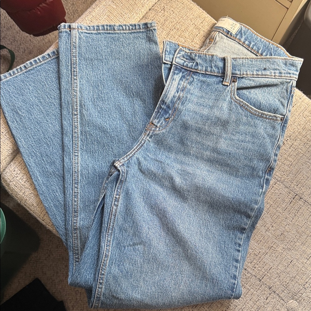 Abercrombie & Fitch Light Blue Straight Jeans